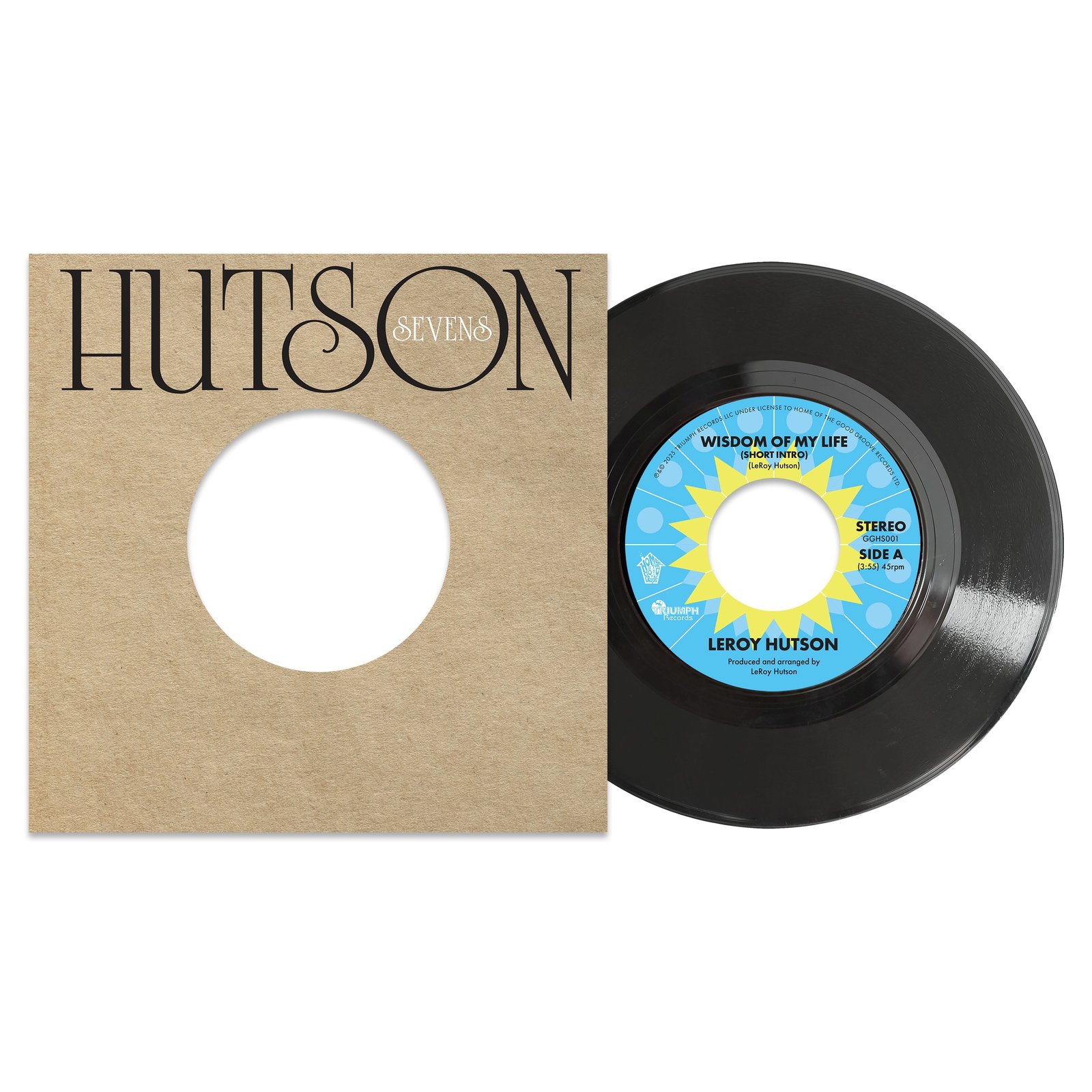 LeRoy Hutson - Wisdom Of My LIfe. 45rpm. 7-inch Vinyl | Home of